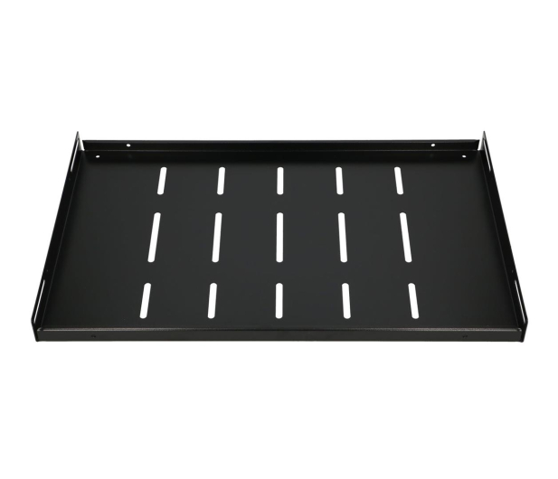 ExtraLink Półka do szaf wiszących 19" 300MM 1U (czarna) - 492328 - zdjęcie